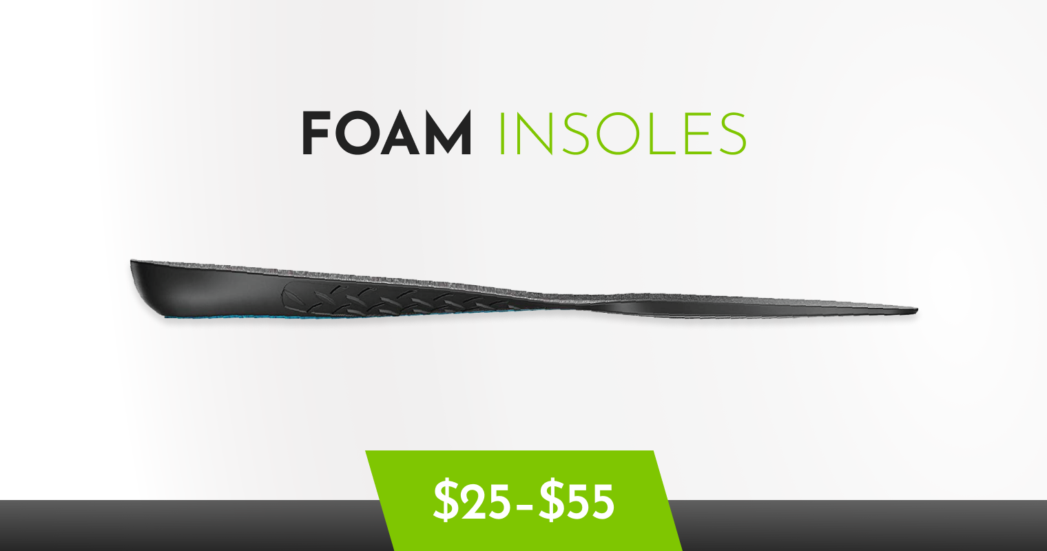 Orthotic insole cost foam insoles