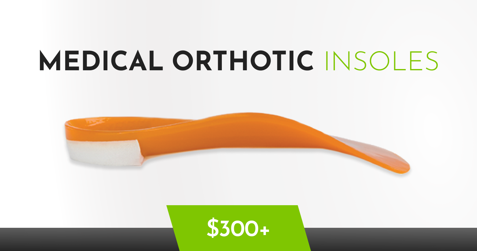 Cost of orthotic insoles SelectFlex medical orthotics